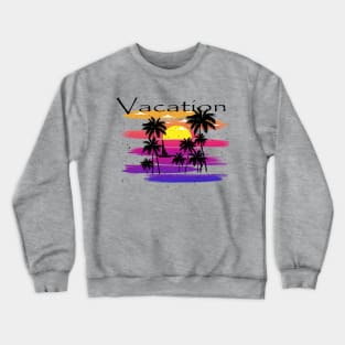 Let's Go to Vacation Classic - Sun & Sea Crewneck Sweatshirt